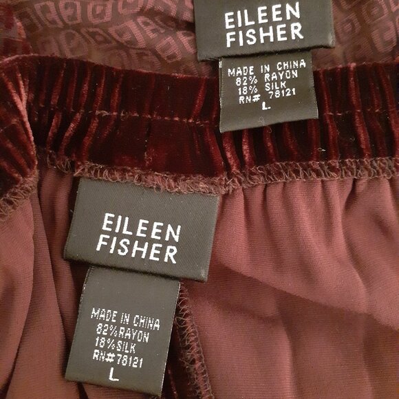 Eileen Fisher Velvet Pant & Cardigan Set - Picture 10 of 16